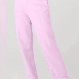 Alo Pink Splitleg Sweatpants